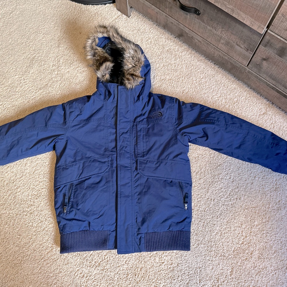 Boys youth large North Face Winter Parka